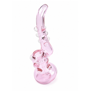 1: 6″ Pink with Horns Bubbler Pipe