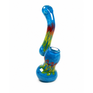 2: 6″ Solid Blue Rasta Water Pipe