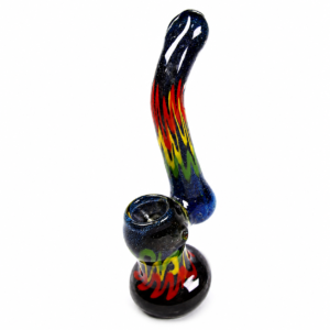 3: 6″ Solid Black Rasta Water Pipe