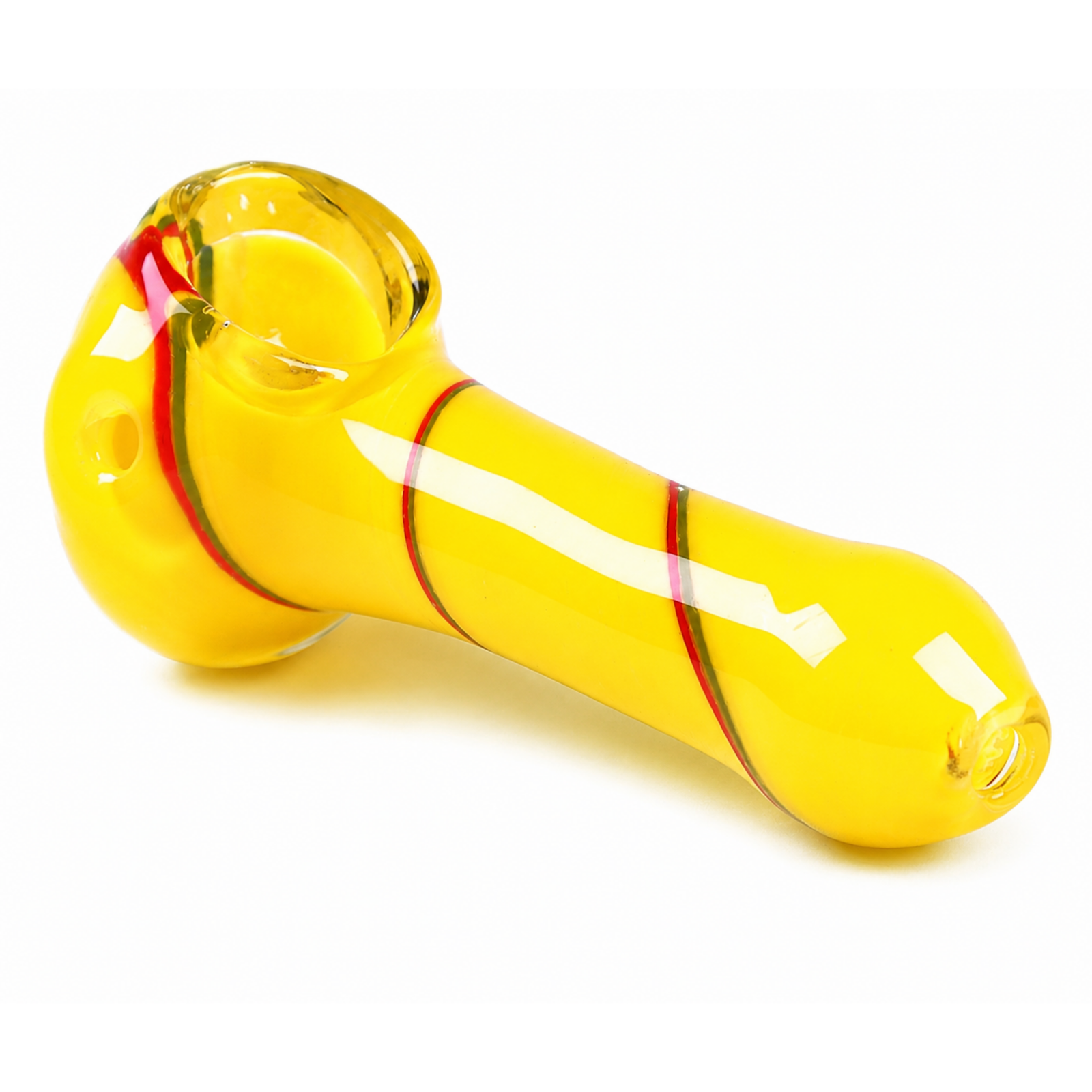 4″ Hand Pipe w/ Rasta Stripe - Image 20