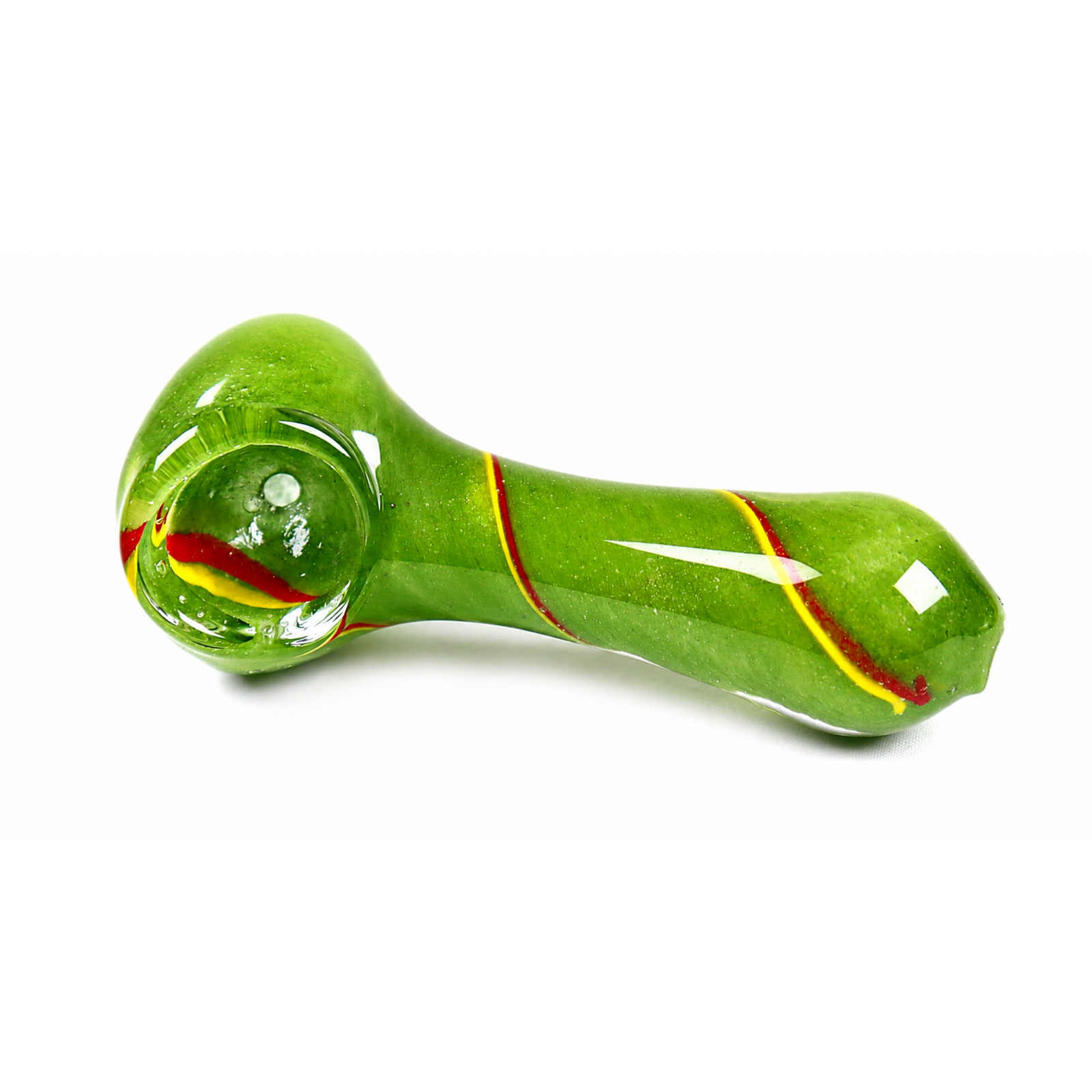 4″ Hand Pipe w/ Rasta Stripe - Image 16