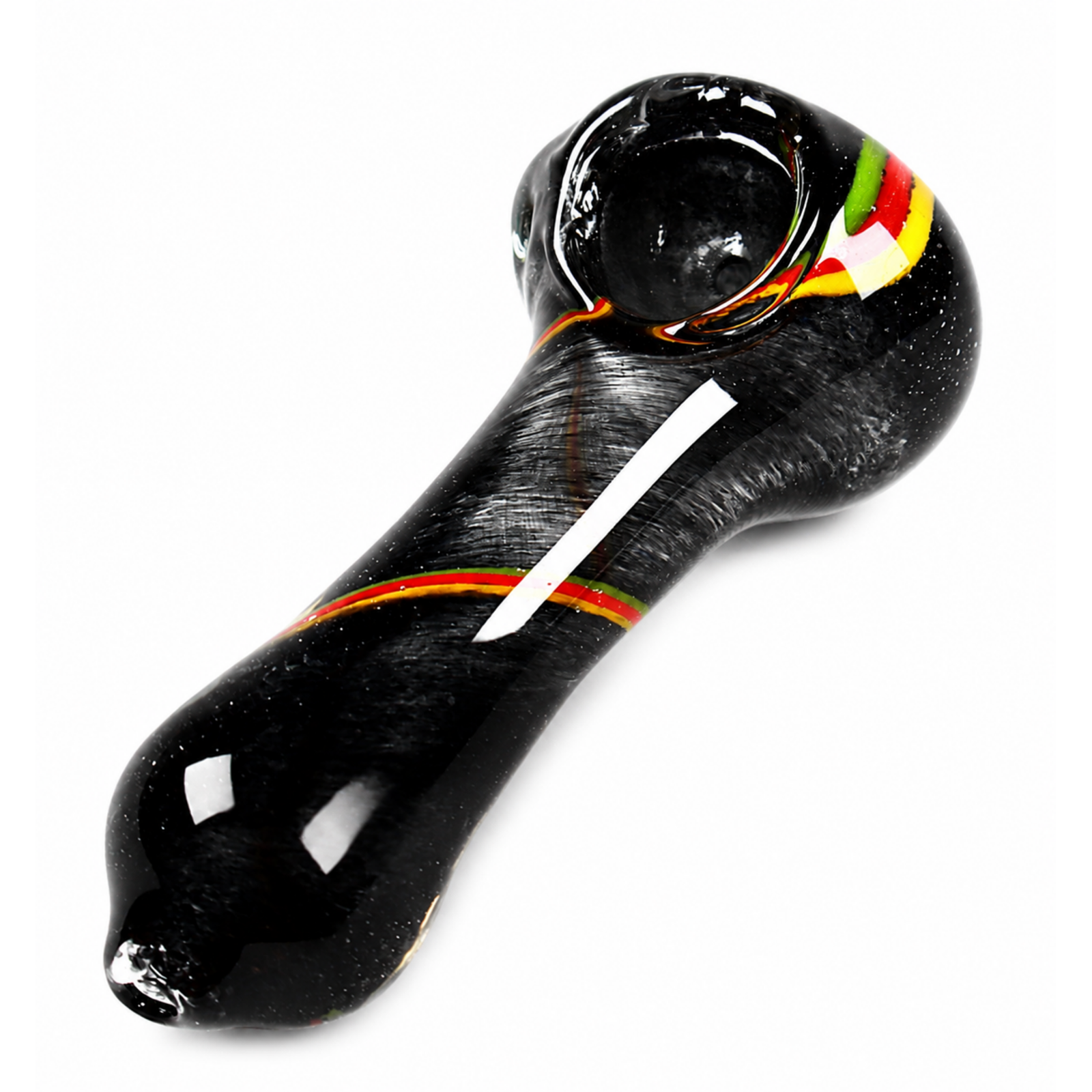 4″ Hand Pipe w/ Rasta Stripe - Image 14