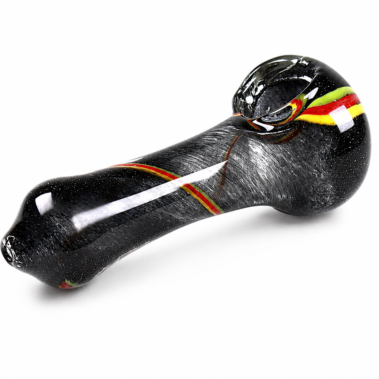 4″ Hand Pipe w/ Rasta Stripe - Image 12