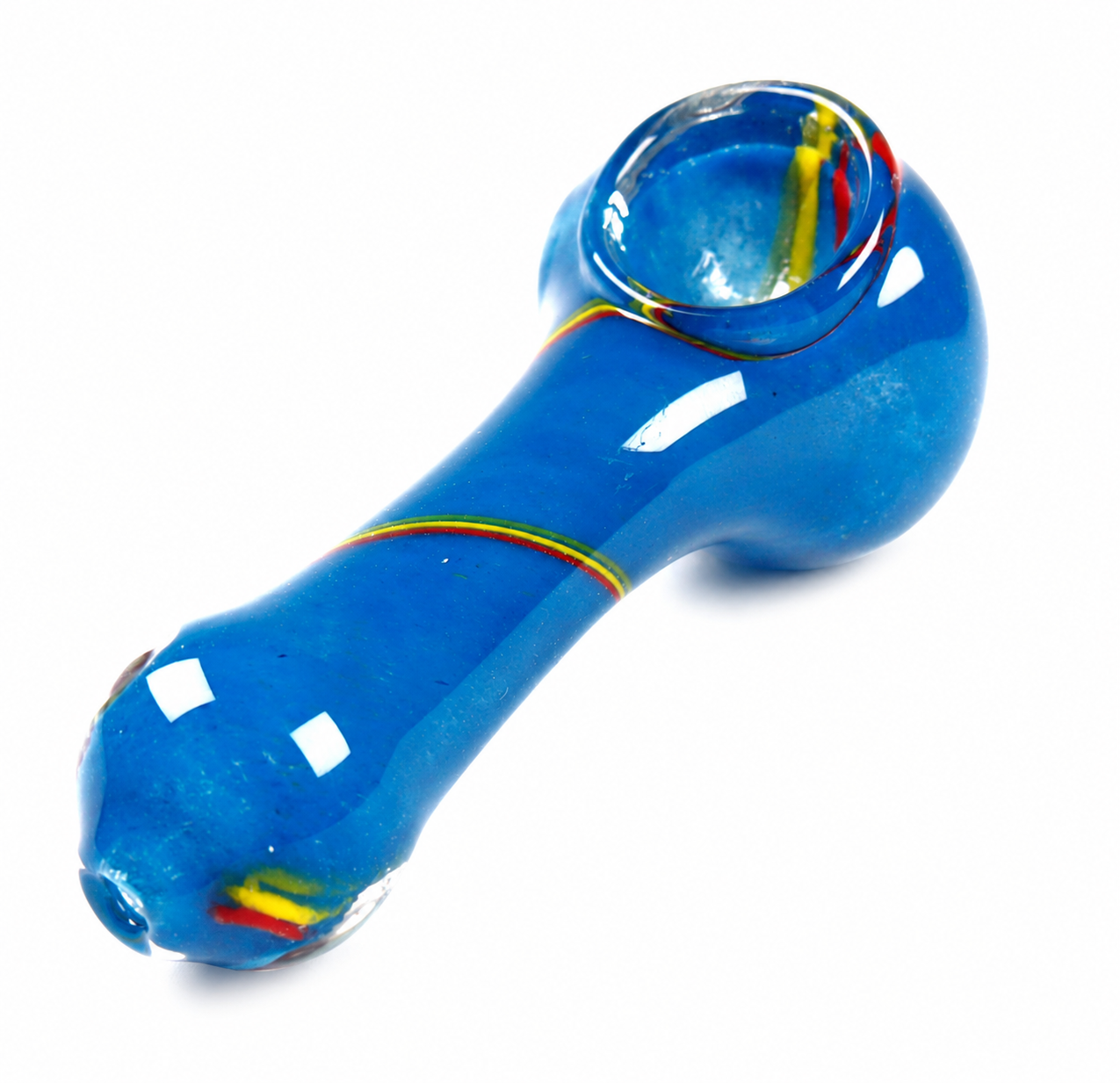 4″ Hand Pipe w/ Rasta Stripe - Image 10