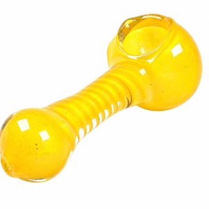 3″ Tornado Handle Two Tone Pipe (Colored Glass)