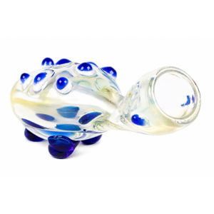 3″ Clear Glass w/ “Fish” Glass Ball Accent