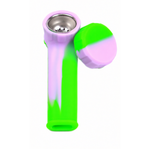 Silicone Spoon Pipes w/ Cap (Various Colors) (Tye Dye Design)