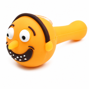 Featured Character Themed Round Glass Bowl Silicone Pipe